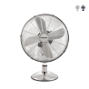 Ventilador de mesa de acero 3 aspas Ø30 velocidad ajustable Kurnel Promoción