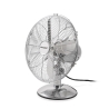 Ventilador de mesa de acero 3 aspas Ø30 velocidad ajustable Kurnel Descueto