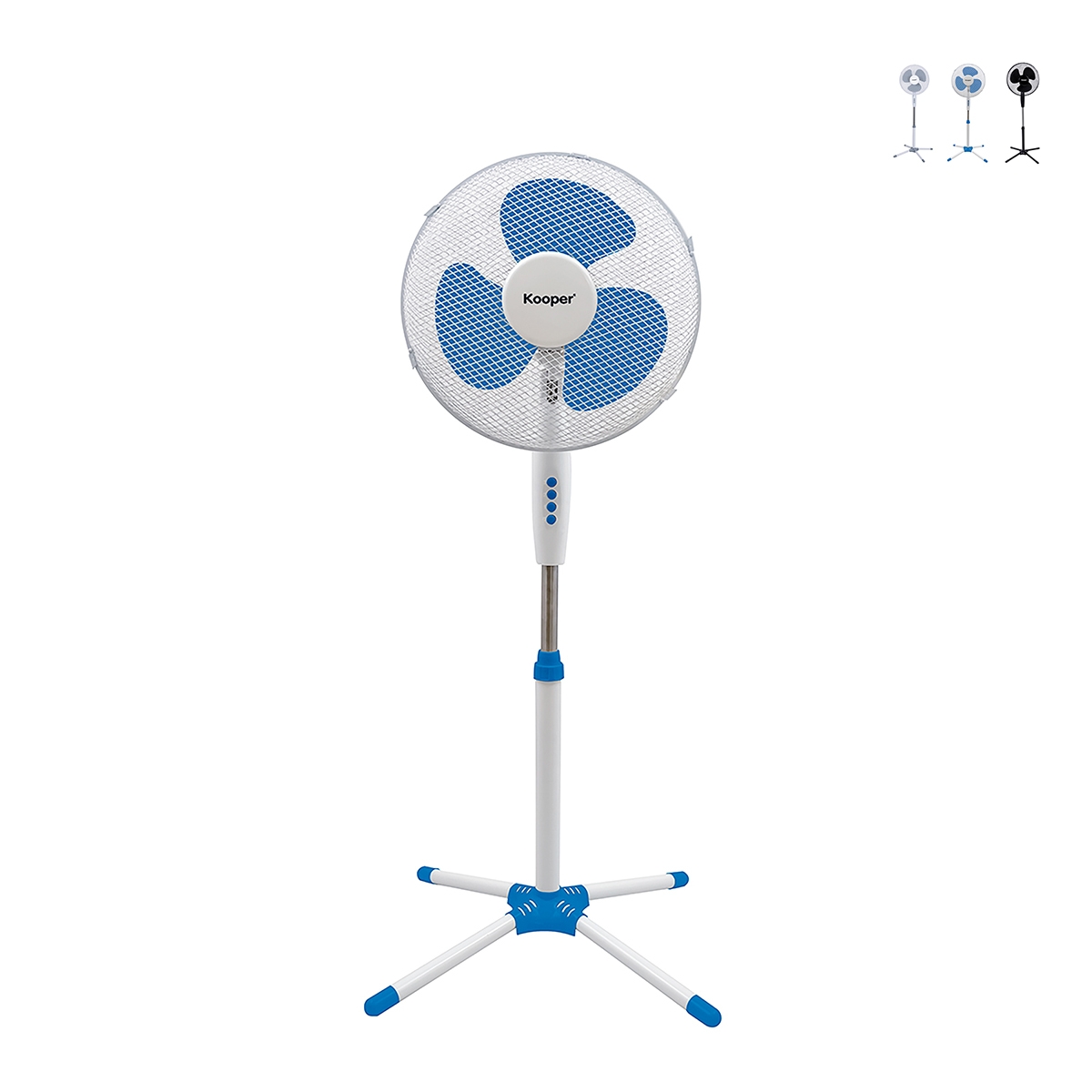 Ventilador de pie, base en cruz 3 velocidades 45 W 133cm ArticFresh Modelo