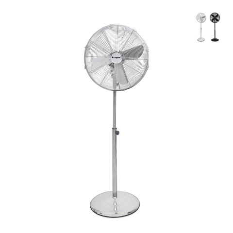 Ventilador de pie 4 aspas de aluminio 3 velocidades Norek Promoción