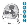 Ventilador de mesa 3 aspas alta velocidad Ø50cm 100W Bastor 