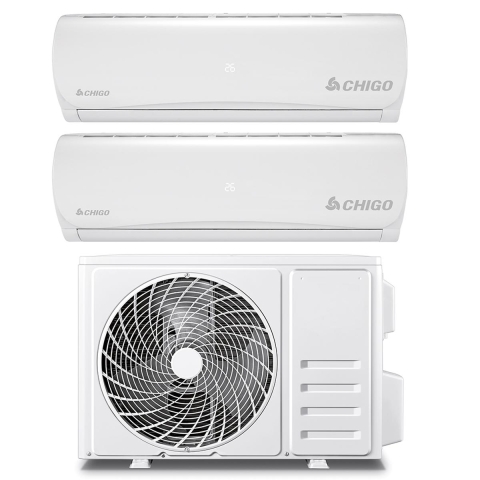 Aire acondicionado dual split 9000+12000 BTU con inverter y WiFi Aero Promoción
