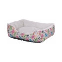 Cama para perros de interior 55x45cm acolchada con base antideslizante Kenza Promoción