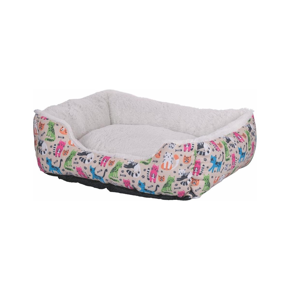 Cama para perros de interior 55x45cm acolchada con base antideslizante Kenza Promoción Cama para perros de interior 55x45cm acolchada con base antideslizante Kenza Promoción