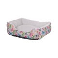 Cama para perros de interior 55x45cm acolchada con base antideslizante Kenza Promoción