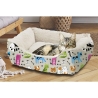 Cama para perros de interior 55x45cm acolchada con base antideslizante Kenza Rebajas