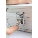 Set de 3 utensilios de acero inoxidable para barbacoa con maletín Nira Oferta