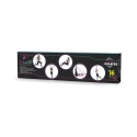 Barra multifuncional para pilates y yoga con bandas elásticas Tera Stock