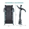 Cinta de correr eléctrica plegable compacta 8 programas Kilimangiaro Modelo