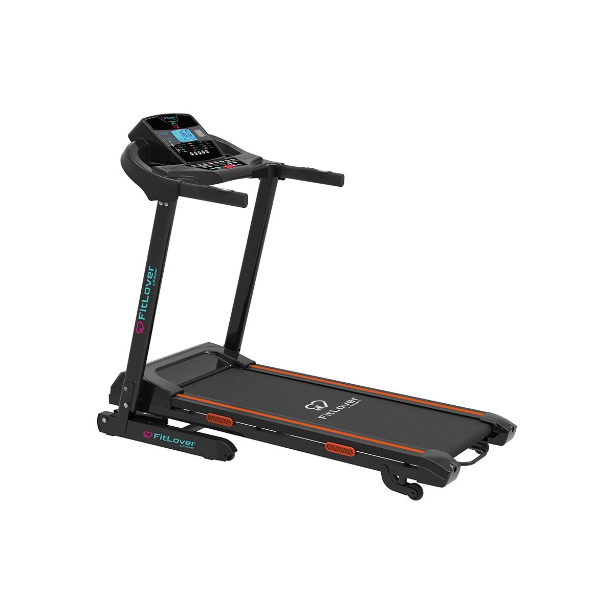 Cinta de correr eléctrica plegable inclinable 12 programas con ruedas K2 Promoción Cinta de correr eléctrica plegable inclinable 12 programas con ruedas K2 Promoción