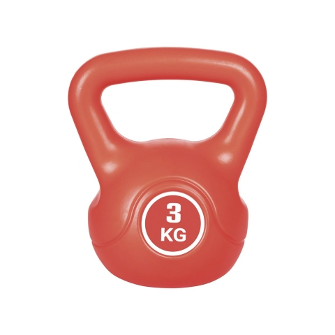 Kettlebell 3 Kg antideslizante entrenamiento de fuerza Makro Promoción