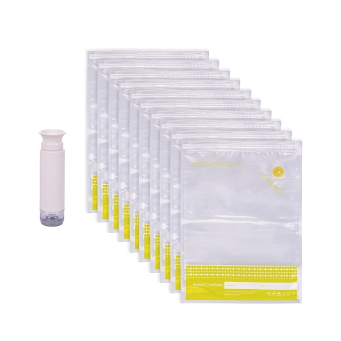 Kit de vacío con bomba manual + 10 bolsas reutilizables Nurea Promoción