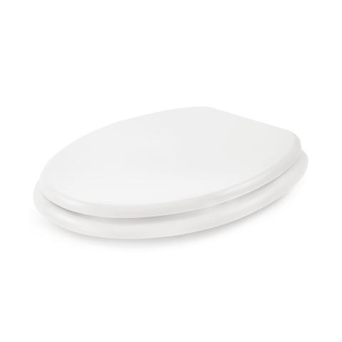 Asiento universal para inodoro en MDF blanco Axis Promoción