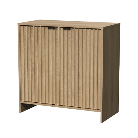 Mueble de madera para salón cocina oficina 2 puertas 80x40x72cm Yuva Promoción