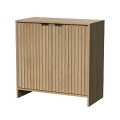 Mueble de madera para salón cocina oficina 2 puertas 80x40x72cm Yuva Promoción