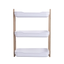 Estantería móvil de 3 niveles en madera y plástico 35x20,5x45cm Senia Venta