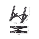 Soporte plegable ajustable para PC y laptop Lumoa Modelo