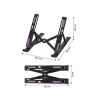 Soporte plegable ajustable para PC y laptop Lumoa Modelo