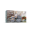 Juego de ollas antiadherentes de cerámica para inducción 7 piezas Alaska Venta
