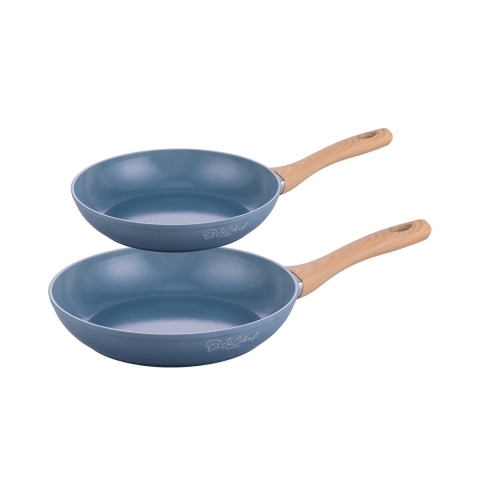 Juego de 2 sartenes antiadherentes para inducción 22-26 cm de cerámica Promoción