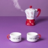 Cafetera moka tradicional para 2 tazas de café en aluminio Cuore Venta