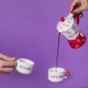 Cafetera moka tradicional para 2 tazas de café en aluminio Cuore Descueto