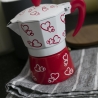 Cafetera moka para 3 tazas de café espresso en aluminio Cuore Oferta