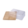 Tabla de quesos de madera con tapa 24,2x18,8x7,5 cm Savia Venta