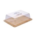 Tabla de quesos de madera con tapa 24,2x18,8x7,5 cm Savia Promoción