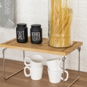 Organizador divisor de cocina plegable de madera 32x28x15,5cm Seluna Modelo