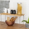 Organizador de cocina plegable de madera 47x18,5x22cm Kurnek Catálogo