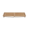 Organizador de cocina plegable de madera 47x18,5x22cm Kurnek Rebajas