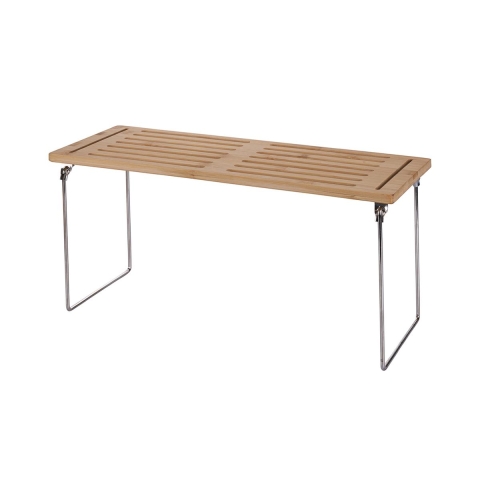 Organizador de cocina plegable de madera 47x18,5x22cm Kurnek Promoción