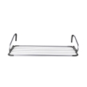 Tendedero para balcón e interior 2 ganchos 8 cuerdas 106x55 cm Felora Oferta