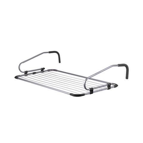Tendedero para balcón e interior 2 ganchos 8 cuerdas 106x55 cm Felora Promoción