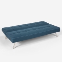 Sofá cama de tela con puerto USB y patas de metal design Astralis Catálogo