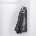 Percha mágica para 5 pantalones con barras telescópicas Kevera Venta