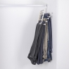 Percha mágica para 5 pantalones con barras telescópicas Kevera Venta