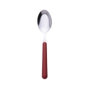 Juego de 24 cubiertos de acero inoxidable con mango rojo Movida Catálogo