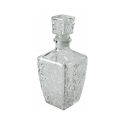 Set de botella de vidrio para licor + 6 vasos Diamante Oferta