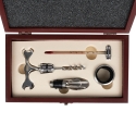 Caja de madera con set de 4 accesorios para vino Vynota Oferta