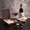 Caja de madera con set de 5 accesorios para vino Cesta Venta