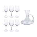 Set degustación de vino 6 copas + decantador de vidrio Royal Set Promoción
