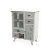 Mueble de madera estilo shabby chic con 5 cajones y 3 puertas Decapé Promoción