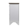 Cajonera móvil shabby chic de madera, 8 cajones, 65x37x81 cm, modelo Sardinia Oferta