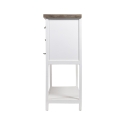 Consola de madera shabby chic con 9 cajones 80x32,5x82cm Sardinia Oferta