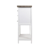 Consola de madera shabby chic con 9 cajones 80x32,5x82cm Sardinia Oferta