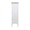 Cajonera alta de madera con 8 cajones 58x35x123 cm estilo shabby chic Sardinia Oferta