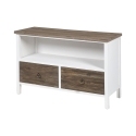 Mueble de TV estilo shabby chic de madera con 2 cajones Terosk Promoción