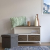 Mueble de TV estilo shabby chic de madera con 2 cajones Terosk Venta